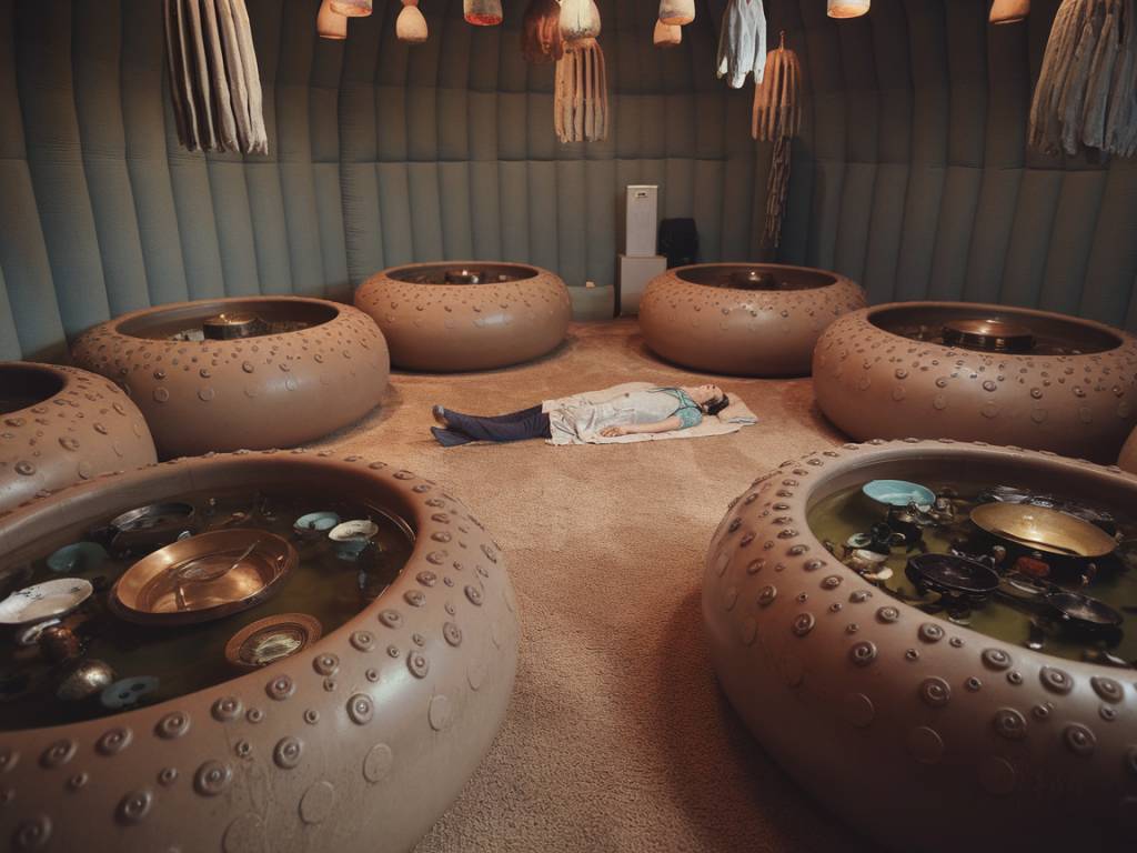 "Les bienfaits du bain sonore sur la relaxation et la réduction du stress"